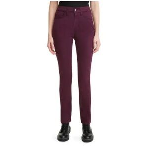 Jen 7 High Rise Slim Straight Leg Jeans
